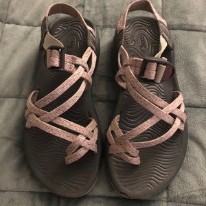Double strapped Chacos